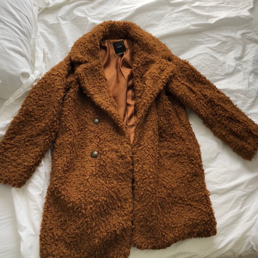 comfy faux fur coat